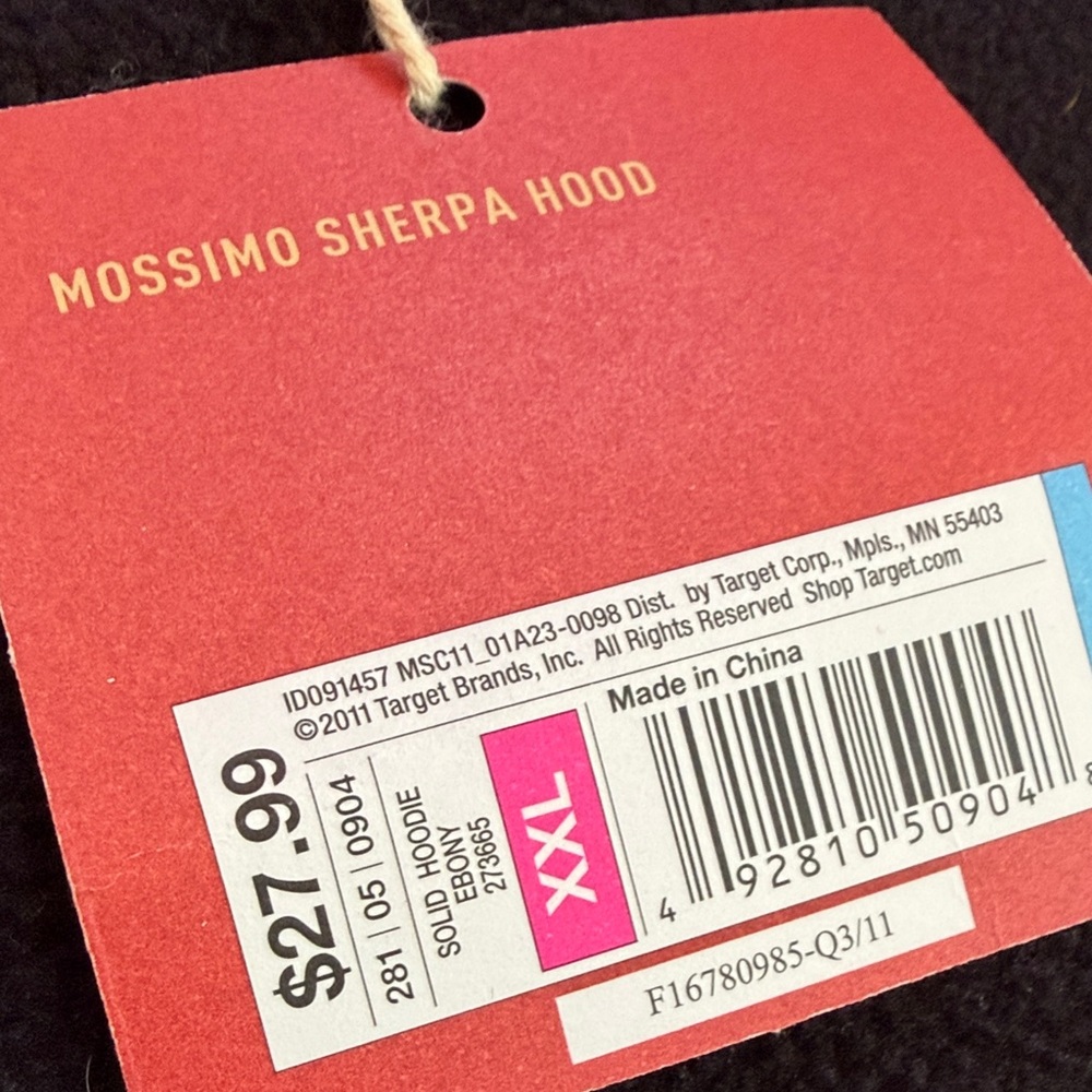 Mossimo Supply Sherpa Zipper Hooded Jacket NEW very soft - Picture 12 of 12